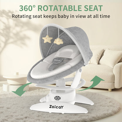 Zoicay 3-in-1 Baby Swing TY666B-White