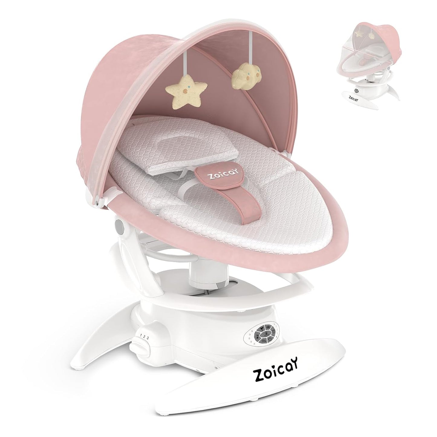 Zoicay 3-in-1 Baby Swing TY666B-Pink