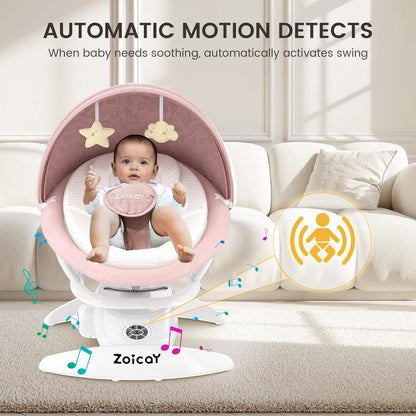 Zoicay 3-in-1 Baby Swing TY666B-Pink