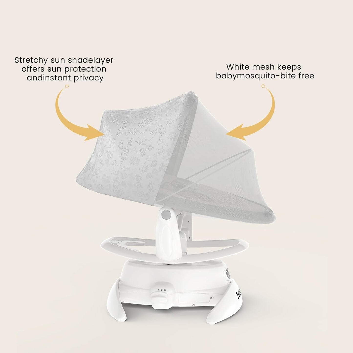 Zoicay Canopy with Mosquito Net